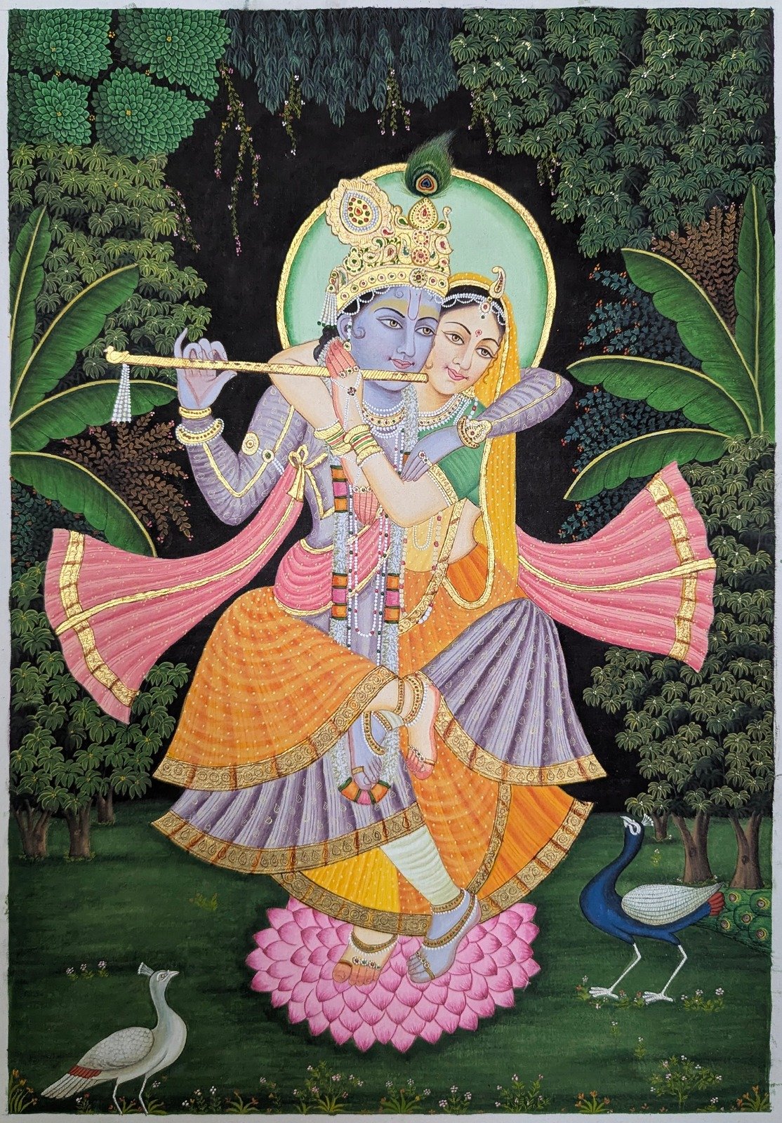 Radha Krishna Jugal Jodi - Poster Colour