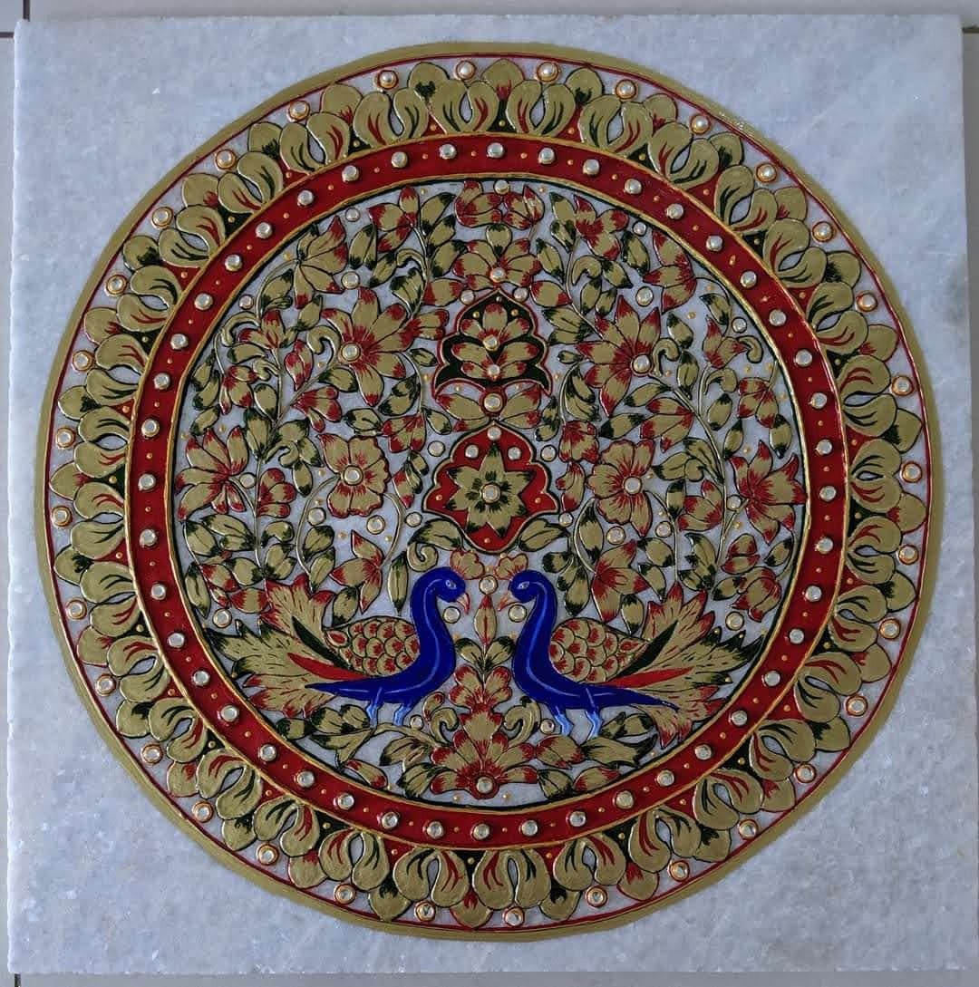 Jaipur Marble Art - Stones, Acrylic 