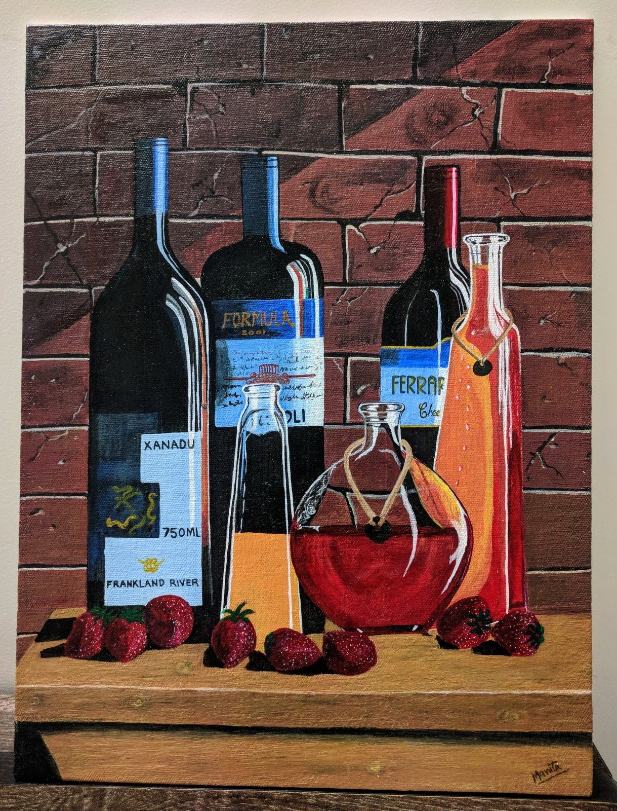 Still life painting - Acrylic Colour